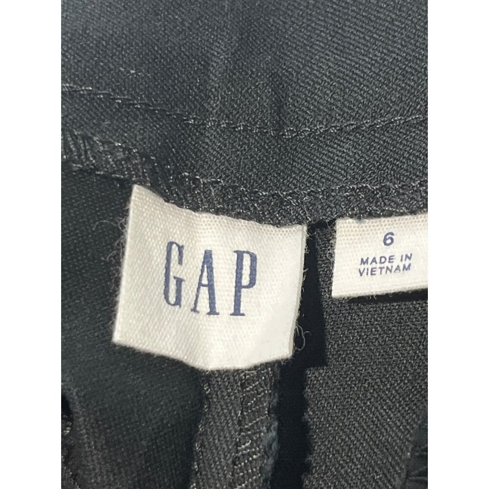 Gap Black High Rise Shorts Womens 6 Side Zip Used - Picture 6 of 13